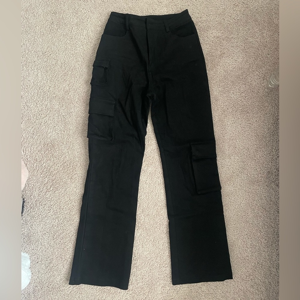 Altard State black cargo straight pants